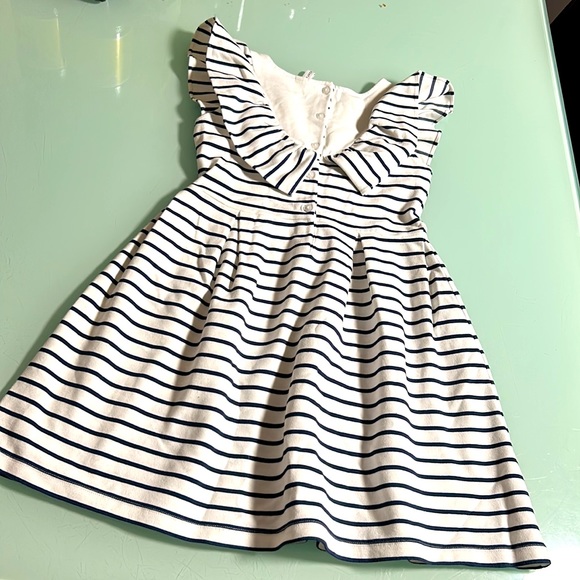 Janie and Jack
Little Girl's & Girl's Striped Ruffle Ponte Dress - Picture 3 of 8